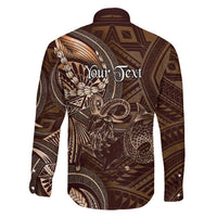 Personalised Polynesia Zodiac Capricorn Family Matching Puletasi and Hawaiian Shirt Galaxy Polynesian Pattern Chest Tattoo Style LT14 - Polynesian Pride