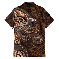 Personalised Polynesia Zodiac Capricorn Hawaiian Shirt Galaxy Polynesian Pattern Chest Tattoo Style LT14 - Polynesian Pride