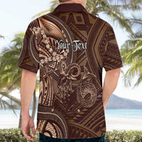 Personalised Polynesia Zodiac Capricorn Hawaiian Shirt Galaxy Polynesian Pattern Chest Tattoo Style LT14 - Polynesian Pride