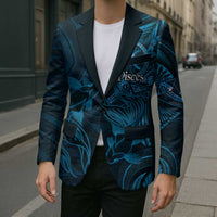 Personalised Polynesia Zodiac Pisces Blazer Galaxy Polynesian Pattern Chest Tattoo Style