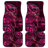 Personalised Polynesia Zodiac Libra Car Mats Galaxy Polynesian Pattern Chest Tattoo Style