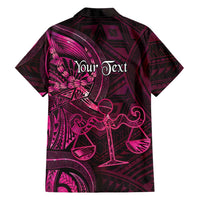 Personalised Polynesia Zodiac Libra Family Matching Mermaid Dress and Hawaiian Shirt Galaxy Polynesian Pattern Chest Tattoo Style LT14 - Polynesian Pride