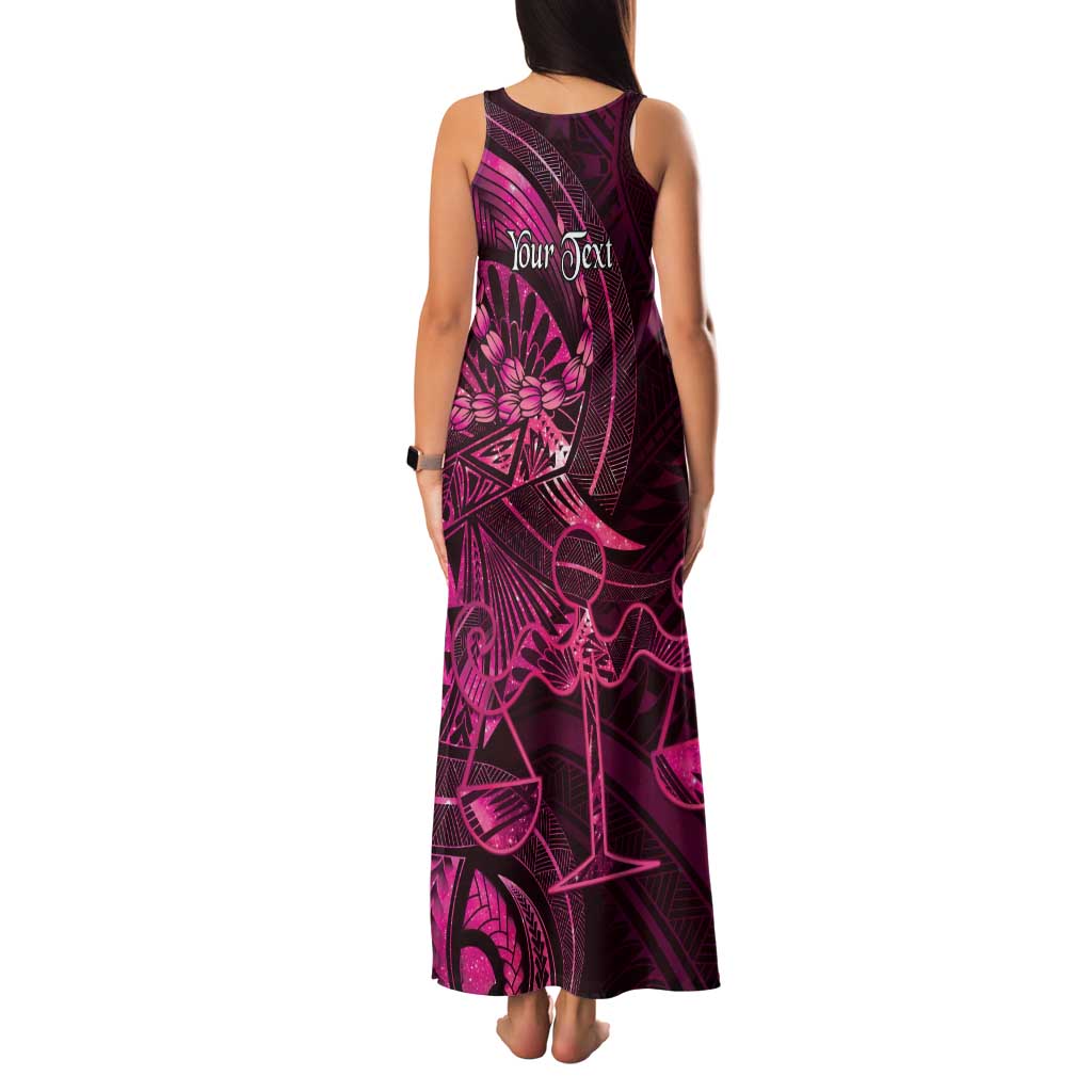 Personalised Polynesia Zodiac Libra Family Matching Tank Maxi Dress and Hawaiian Shirt Galaxy Polynesian Pattern Chest Tattoo Style LT14 - Polynesian Pride