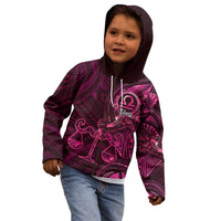 Personalised Polynesia Zodiac Libra Kid Hoodie Galaxy Polynesian Pattern Chest Tattoo Style