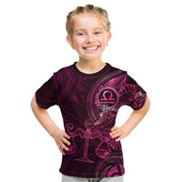 Personalised Polynesia Zodiac Libra Kid T Shirt Galaxy Polynesian Pattern Chest Tattoo Style