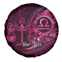 Personalised Polynesia Zodiac Libra Spare Tire Cover Galaxy Polynesian Pattern Chest Tattoo Style