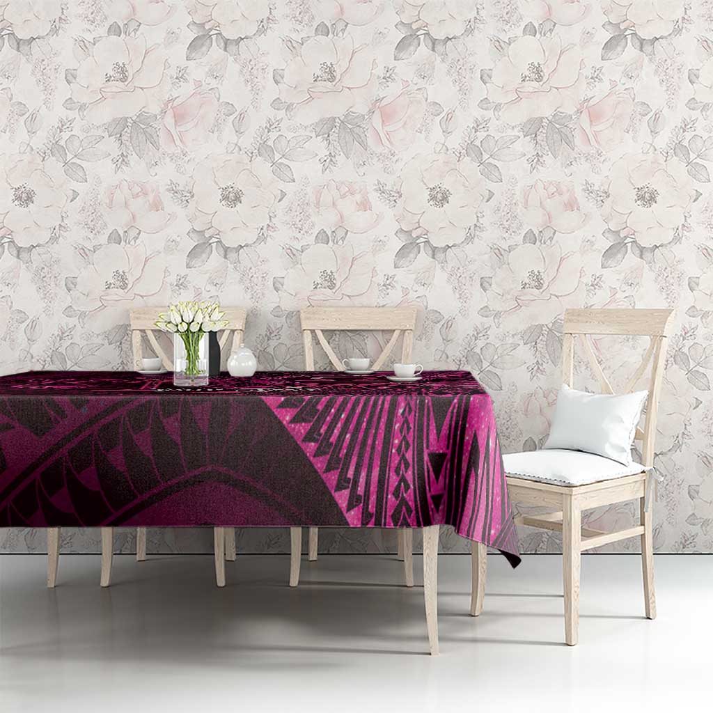 Personalised Polynesia Zodiac Libra Tablecloth Galaxy Polynesian Pattern Chest Tattoo Style