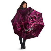 Personalised Polynesia Zodiac Libra Umbrella Galaxy Polynesian Pattern Chest Tattoo Style