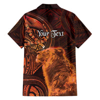 Personalised Polynesia Zodiac Leo Hawaiian Shirt Galaxy Polynesian Pattern Chest Tattoo Style LT14 - Polynesian Pride