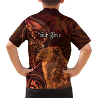 Personalised Polynesia Zodiac Leo Hawaiian Shirt Galaxy Polynesian Pattern Chest Tattoo Style LT14 - Polynesian Pride