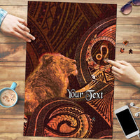 Personalised Polynesia Zodiac Leo Puzzle Galaxy Polynesian Pattern Chest Tattoo Style