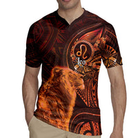 Personalised Polynesia Zodiac Leo Rugby Jersey Galaxy Polynesian Pattern Chest Tattoo Style