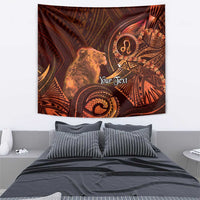 Personalised Polynesia Zodiac Leo Tapestry Galaxy Polynesian Pattern Chest Tattoo Style