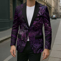 Personalised Polynesia Zodiac Virgo Blazer Galaxy Polynesian Pattern Chest Tattoo Style