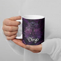 Personalised Polynesia Zodiac Virgo Ceramic Mug Galaxy Polynesian Pattern Chest Tattoo Style