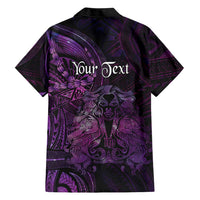 Personalised Polynesia Zodiac Virgo Family Matching Summer Maxi Dress and Hawaiian Shirt Galaxy Polynesian Pattern Chest Tattoo Style LT14 - Polynesian Pride
