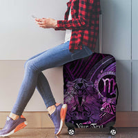 Personalised Polynesia Zodiac Virgo Luggage Cover Galaxy Polynesian Pattern Chest Tattoo Style