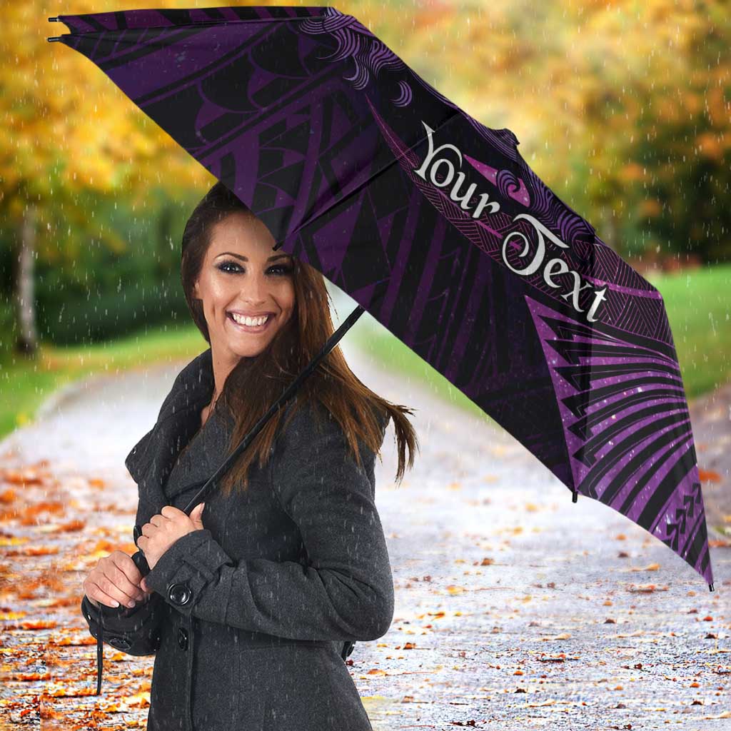 Personalised Polynesia Zodiac Virgo Umbrella Galaxy Polynesian Pattern Chest Tattoo Style