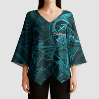 Personalised Polynesia Zodiac Sagittarius Kimono Sleeve Blouse Galaxy Polynesian Pattern Chest Tattoo Style LT14 - Polynesian Pride