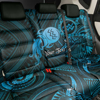 Personalised Polynesia Zodiac Aquarius Back Car Seat Cover Galaxy Polynesian Pattern Chest Tattoo Style LT14 - Polynesian Pride