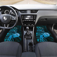 Personalised Polynesia Zodiac Aquarius Car Mats Galaxy Polynesian Pattern Chest Tattoo Style