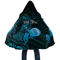 Personalised Polynesia Zodiac Aquarius Cloak Galaxy Polynesian Pattern Chest Tattoo Style