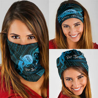 Personalised Polynesia Zodiac Aquarius Neck Gaiter Galaxy Polynesian Pattern Chest Tattoo Style