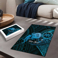 Personalised Polynesia Zodiac Aquarius Puzzle Galaxy Polynesian Pattern Chest Tattoo Style