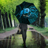 Personalised Polynesia Zodiac Aquarius Umbrella Galaxy Polynesian Pattern Chest Tattoo Style