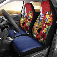 Hawaii And Tonga Car Seat Cover Shark Tattoo With Tongan Coat Of Arms LT14 - Polynesian Pride