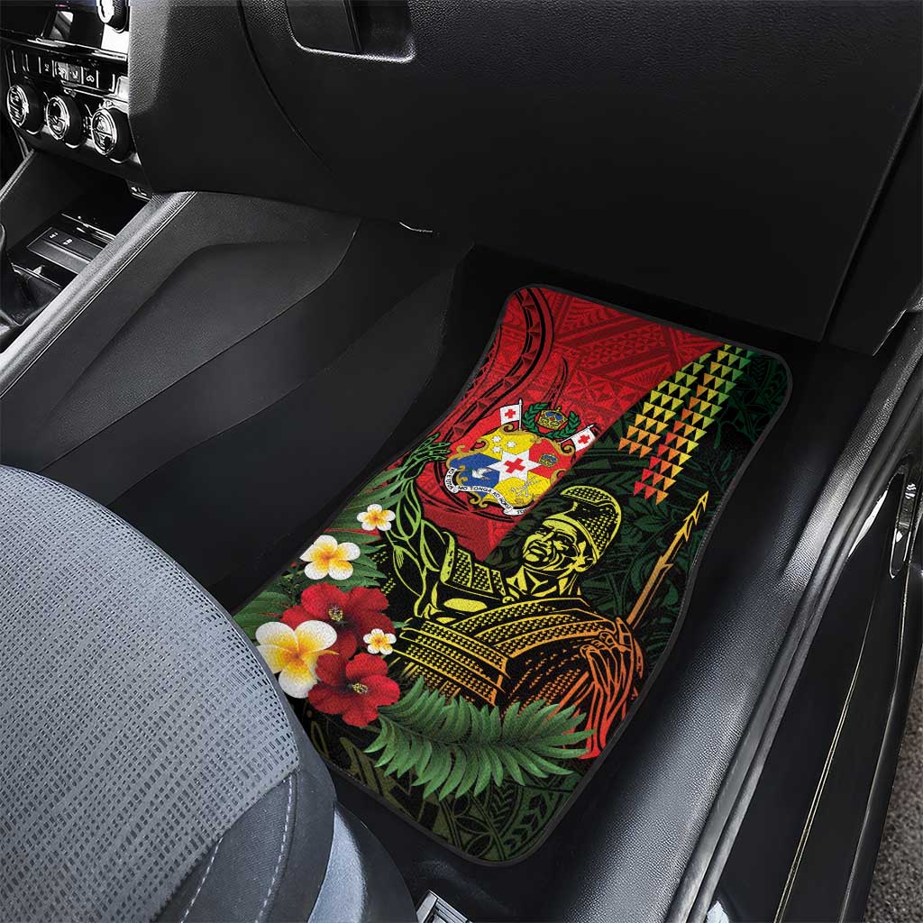 Hawaii And Tonga Car Mats King Kamehameha Tribal Ngatu Pattern