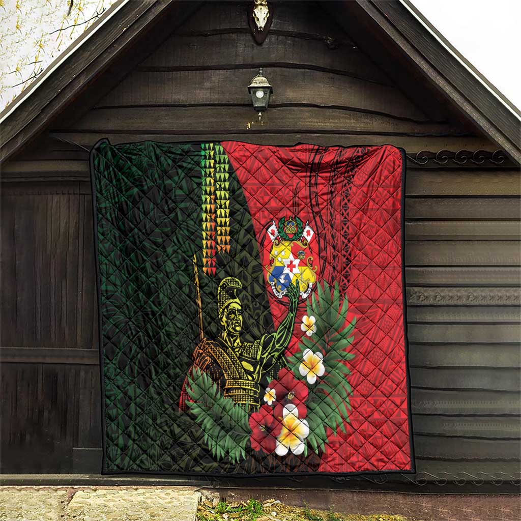 Hawaii And Tonga Quilt King Kamehameha Tribal Ngatu Pattern LT14 - Polynesian Pride