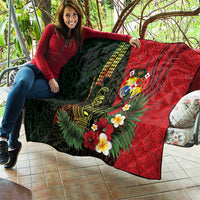 Hawaii And Tonga Quilt King Kamehameha Tribal Ngatu Pattern LT14 - Polynesian Pride