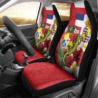 Hawaii And Tonga Car Seat Cover King Kalakaua Tribal Gecko Tongan Ngatu LT14 - Polynesian Pride