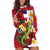 Hawaii And Tonga Hoodie Dress King Kalakaua Tribal Gecko Tongan Ngatu