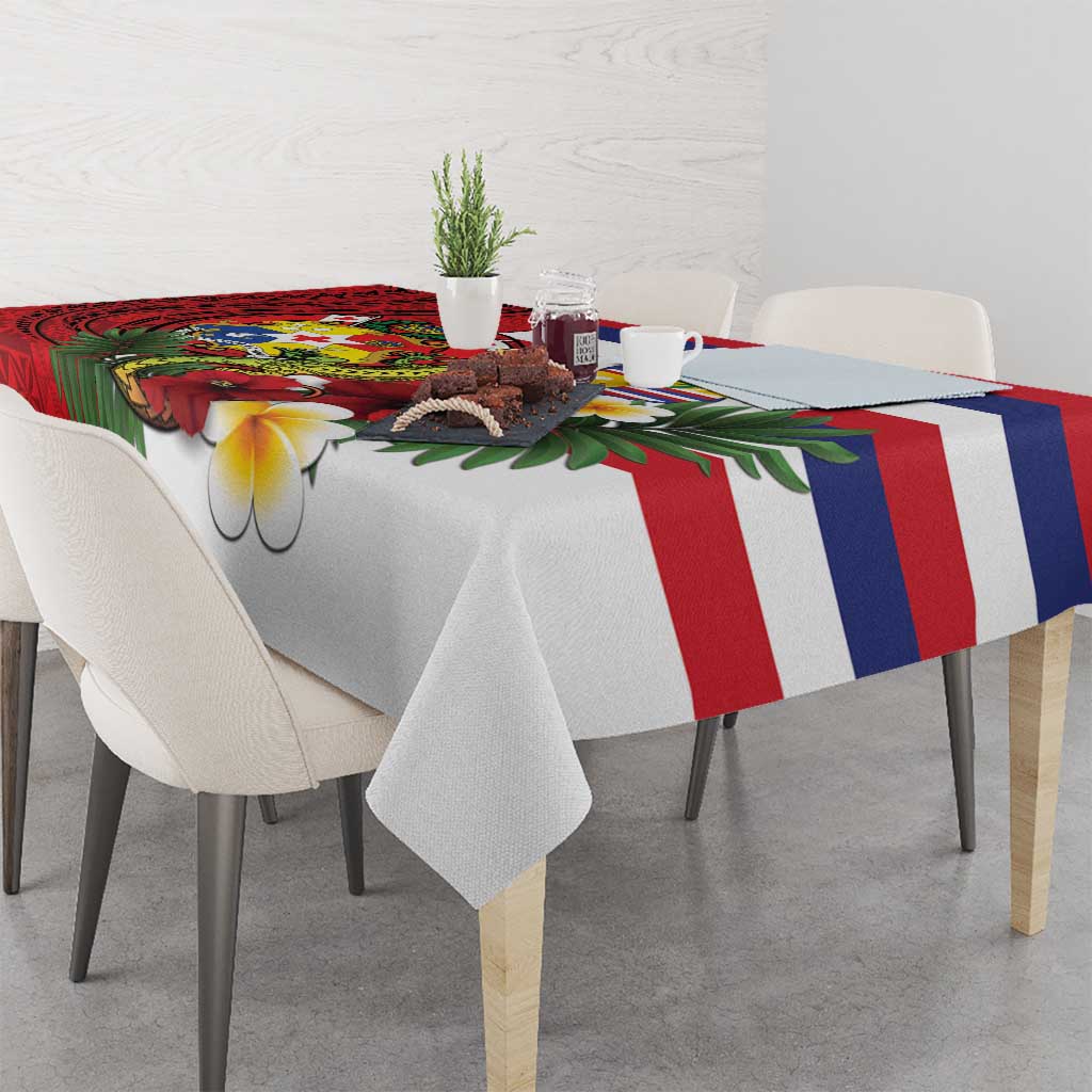 Hawaii And Tonga Tablecloth King Kalakaua Tribal Gecko Tongan Ngatu LT14 - Polynesian Pride