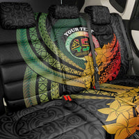 Personalised Vanuatu Independence Day Back Car Seat Cover July 30 Pig Tusk Long God Yumi Stanap LT14 - Polynesian Pride