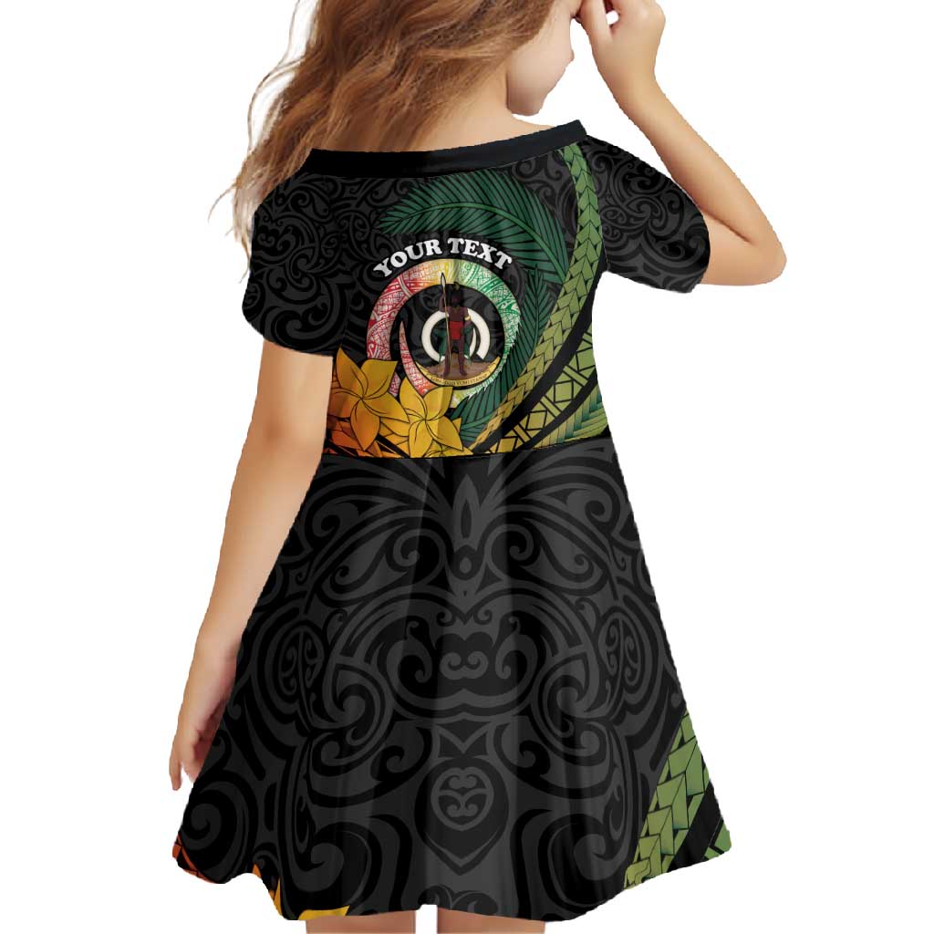 Personalised Vanuatu Independence Day Family Matching Off Shoulder Maxi Dress and Hawaiian Shirt July 30 Pig Tusk Long God Yumi Stanap LT14 - Polynesian Pride