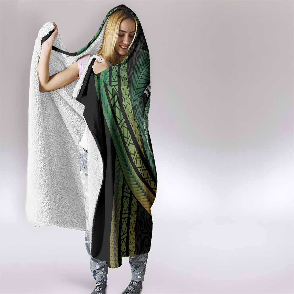 Personalised Vanuatu Independence Day Hooded Blanket July 30 Pig Tusk Long God Yumi Stanap