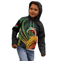 Personalised Vanuatu Independence Day Kid Hoodie July 30 Pig Tusk Long God Yumi Stanap LT14 - Polynesian Pride