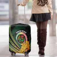 Personalised Vanuatu Independence Day Luggage Cover July 30 Pig Tusk Long God Yumi Stanap LT14 - Polynesian Pride