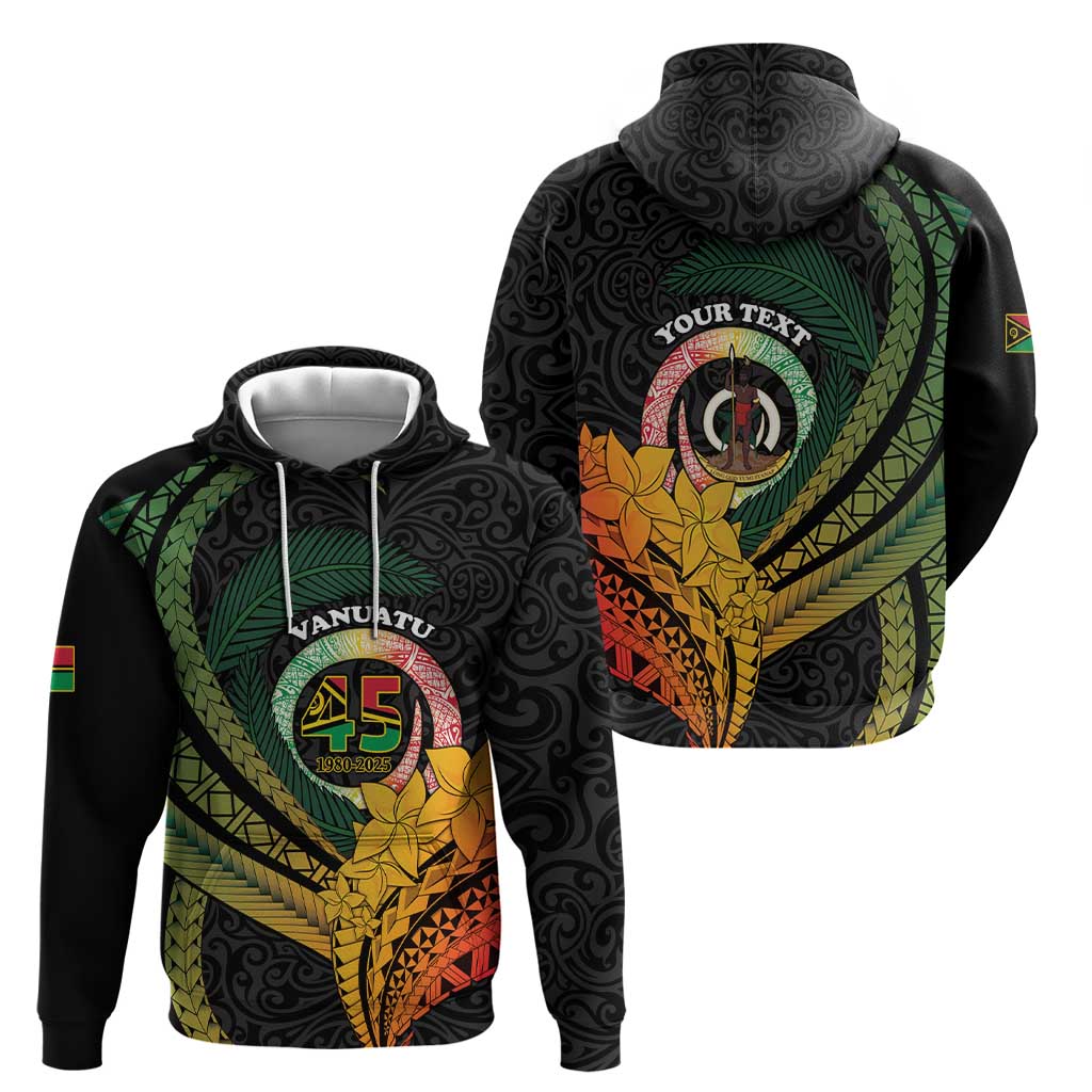 Personalised Vanuatu Independence Day Zip Hoodie July 30 Pig Tusk Long God Yumi Stanap LT14 - Polynesian Pride