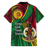 Halo Vanuatu Family Matching Summer Maxi Dress and Hawaiian Shirt Happy 45th Independence Anniversary LT14 - Polynesian Pride