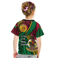 Halo Vanuatu Kid T Shirt Happy 46th Independence Anniversary LT14 - Polynesian Pride