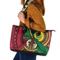 Halo Vanuatu Leather Tote Bag Happy 45th Independence Anniversary