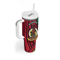 Halo Vanuatu Tumbler With Handle Happy 45th Independence Anniversary