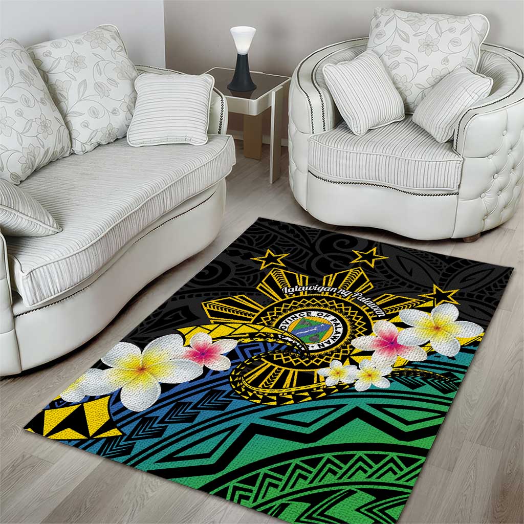 Lalawigan ng Palawan Area Rug Philippines Province Land of Promise LT14 - Polynesian Pride
