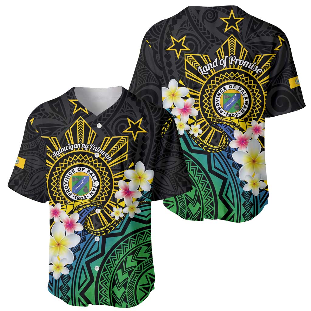 Lalawigan ng Palawan Baseball Jersey Philippines Province Land of Promise LT14 - Polynesian Pride