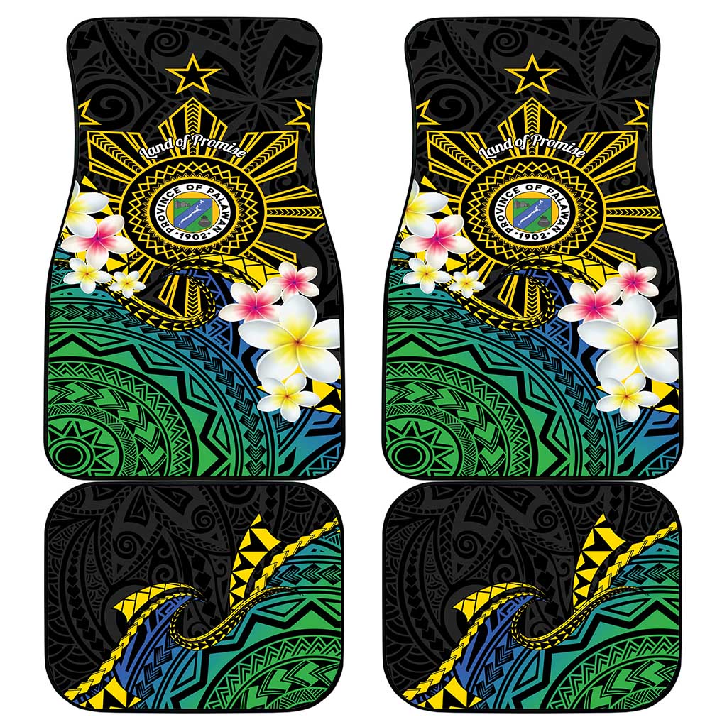Lalawigan ng Palawan Car Mats Philippines Province Land of Promise LT14 - Polynesian Pride