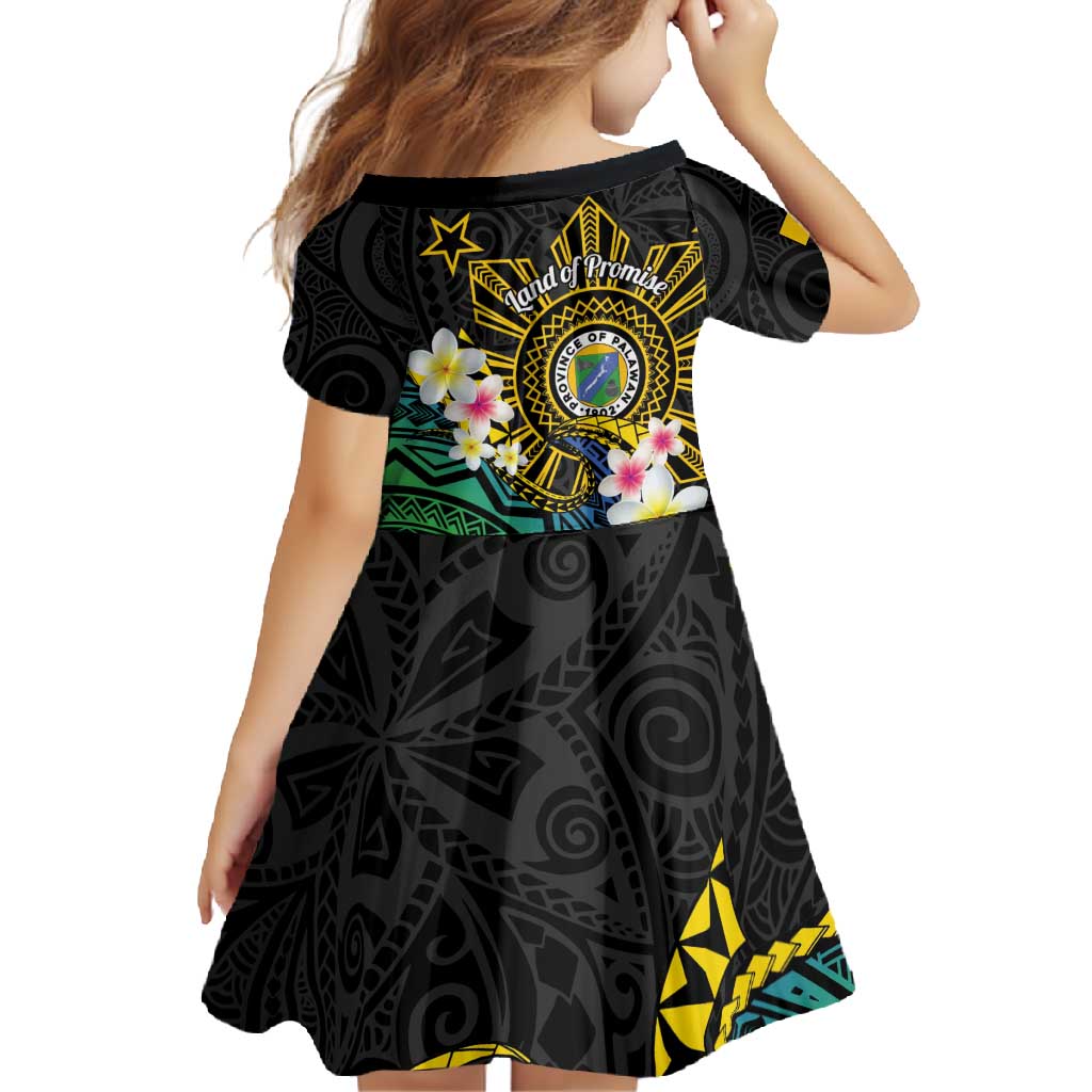Lalawigan ng Palawan Family Matching Short Sleeve Bodycon Dress and Hawaiian Shirt Philippines Province Land of Promise LT14 - Polynesian Pride